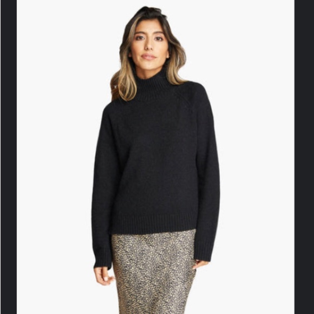 NWT Back Mock Turtleneck Sweater - winter closet staple